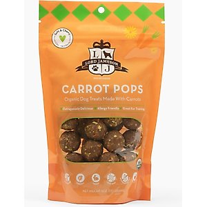 Lord Jameson Carrot Pops Vegan Dog Treats, 6-oz bag
