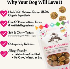 Lord Jameson Celebration Bash Organic Soft & Chewy Dog Treats, 6-oz bag slide 2 of 8