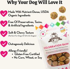 Lord Jameson Celebration Bash Organic Soft & Chewy Dog Treats, 6-oz bag slide 2 of 8