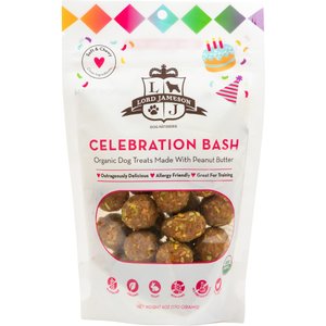 Lord Jameson Celebration Bash Vegan Dog Treats, 6-oz bag