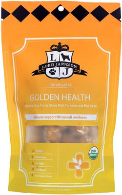Show full view: Lord Jameson Golden Health Organic Dog Treats, 6-oz bag slide 1 of 9