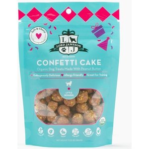 Lord Jameson Little Rewards Confetti Cake Dog Treats, 3-oz bag
