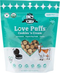 Lord Jameson Love Puffs Cookies & Cream Organic Dog Treats, 4-oz
