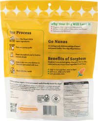 Lord Jameson Love Puffs Go Nanas Crunchy Organic Dog Treats, 4-oz bag slide 2 of 6