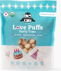 Lord Jameson Love Puffs Party Time Crunchy Dog Treats, 4-oz bag