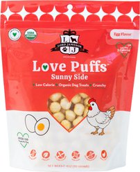 Lord Jameson Love Puffs Sunny Side Organic Dog Treats, 4-oz