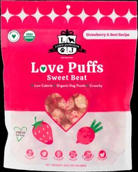 Lord Jameson Love Puffs Sweet Beat Crunchy Organic Dog Treats, 4-oz bag