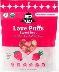 Lord Jameson Love Puffs Sweet Beat Crunchy Dog Treats, 4-oz bag