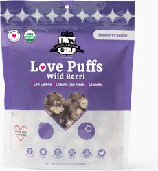 Lord Jameson Love Puffs Wild Berri Crunchy Dog Treats, 4-oz bag