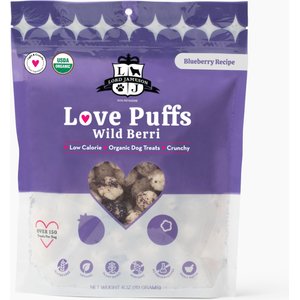 Lord Jameson Love Puffs Wild Berri Crunchy Dog Treats, 4-oz bag