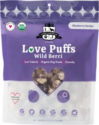 Lord Jameson Love Puffs Wild Berri Crunchy Organic Dog Treats, 4-oz bag