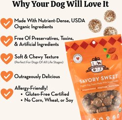 Lord Jameson Savory Sweet Organic Soft & Chewy Dog Treats, 6-oz bag slide 2 of 8
