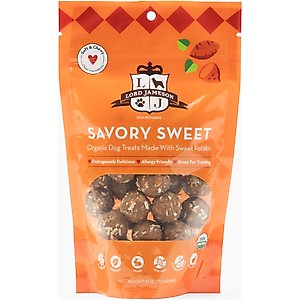 Lord Jameson Savory Sweet Vegan Dog Treats, 6-oz bag