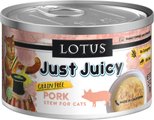 Lotus Just Juicy Pork Stew Grain-Free Canned Cat Food, 2.5-oz, case of 24