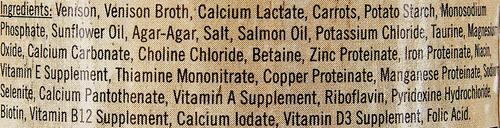 Show full view: Lotus Just Juicy Venison Stew Grain-Free Canned Cat Food, 2.5-oz, case of 24 slide 4 of 9