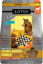 Lotus Oven-Baked Senior Small Bites Recipe Dry Dog Food, 5-lb bag