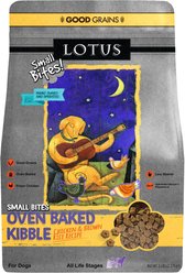 Lotus Oven-Baked Small Bites Good Grains Chicken Recipe Adult Dry Dog Food, 5-lb bag