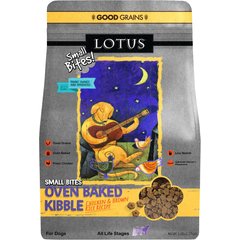 Lotus Oven-Baked Small Bites Good Grains Chicken Recipe Adult Dry Dog Food, 5-lb bag