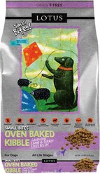 Lotus Oven-Baked Small Bites Grain-Free Lamb & Turkey Liver Dry Dog Food, 10-lb bag