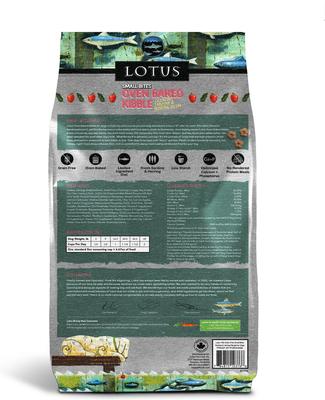 Show full view: Lotus Oven-Baked Small Bites Grain-Free Sardine & Herring Recipe Dry Dog Food, 10-lb bag slide 3 of 5