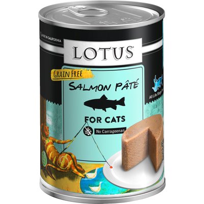 Lotus Lotus Salmon & Vegetable Pate Canned Cat Food, 12.5-oz, 12 ct