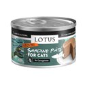 Lotus Sardine Grain-Free Pate Canned Cat Food, 2.75-oz, case of 24