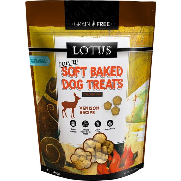 Lotus Soft-Baked Venison Recipe Grain-Free Dog Treats