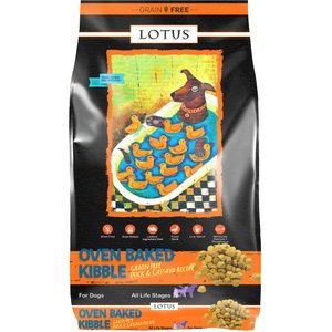 Lotus Wholesome Grain-Free Duck & Cassava Recipe Dry Dog Food, 10-lb bag