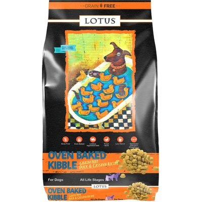 Lotus Lotus Wholesome Grain-Free Duck & Cassava Recipe Dry Dog Food, 10-lb bag