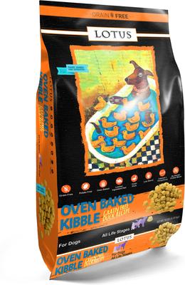 Show full view: Lotus Wholesome Grain-Free Duck & Cassava Recipe Dry Dog Food, 10-lb bag slide 3 of 4