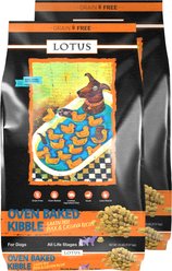 Lotus Wholesome Grain-Free Duck & Cassava Recipe Dry Dog Food, 40-lb bundle