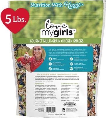 Show full view: Love My Girls Fruit & Worms Corn-Free Gourmet Chicken Treats, 5-lb bag slide 2 of 9