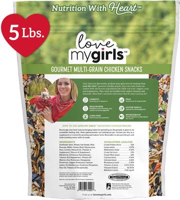 Show full view: Love My Girls Veggies & Worms Corn-Free Gourmet Chicken Treats, 5-lb bag slide 2 of 9