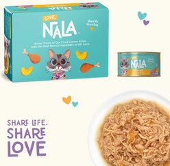 Love, Nala Flaked Chicken with Pumpkin Recipe in Broth Adult Grain-Free Wet Cat Food, 2.8-oz can, case of 12 slide 2 of 8