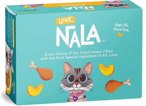 Show full view: Love, Nala Flaked Chicken with Pumpkin Recipe in Broth Adult Grain-Free Wet Cat Food, 2.8-oz can, case of 12 slide 3 of 11