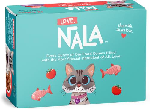 Show full view: Love, Nala Flaked Salmon Recipe in Broth Adult Grain-Free Wet Cat Food, 2.8-oz can, case of 12 slide 3 of 11