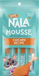 Love, Nala Mousse Chicken Recipe Grain-Free Lickable Cat Treats, 0.5-oz tube, case of 4