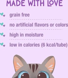 Love, Nala Mousse Plus Chicken Recipe Grain-Free Lickable Cat Treats, 0.5-oz tube, case of 4 slide 2 of 9