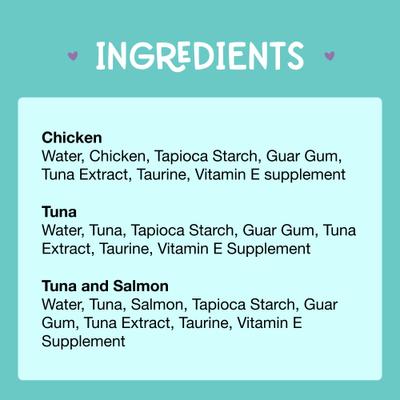 Show full view: Love, Nala Mousse Variety Pack Grain-Free Lickable Cat Treats, 0.5-oz tube, case of 24 slide 4 of 12