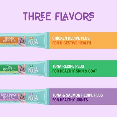Show full view: Love, Nala Mousse Variety Pack Plus Grain-Free Lickable Cat Treats, 0.5-oz tube, case of 24 slide 6 of 12