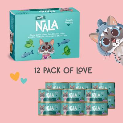 Show full view: Love, Nala Tuna Pate with Spinach Recipe in Broth Adult Grain-Free Wet Cat Food, 2.8-oz can, case of 12 slide 5 of 10