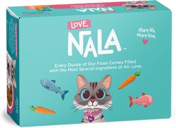 Love, Nala Tuna & Salmon Pate with Carrot Recipe Adult Grain-Free Wet Cat Food, 2.8-oz can, case of 12 slide 2 of 8