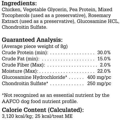 Show full view: Loving Pets Activpetz Chicken Jerky Hip & Joint Dog Treat, 8-oz bag slide 3 of 4