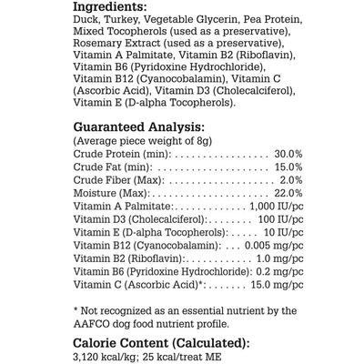 Show full view: Loving Pets Activpetz Duck Jerky Multivitamin & Immune Booster Dog Treat, 8-oz bag slide 5 of 5