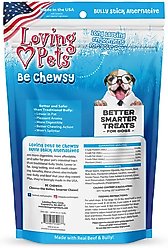 Loving Pets Be Chewsy 10-in Dog Bully Stick Treat, 40-oz bag, 20 count slide 2 of 2