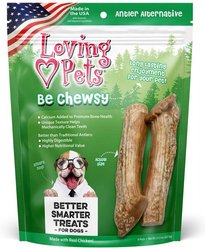 Loving Pets Be Chewsy Dog Antler Treat, 22.5-oz bag, 6 count