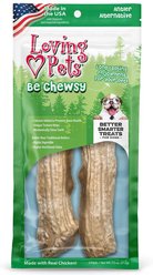 Loving Pets Be Chewsy Dog Antler Treat, 7.5-oz bag, 2 count