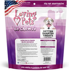 Loving Pets Be Chewsy Pig Ear Dog Treat, 13.75-oz bag, 10 count slide 2 of 2