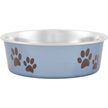 Show in main carousel: Loving Pets Bella Non-Skid Stainless Steel Dog & Cat Bowl, Blueberry, 1.75-cup slide 1 of 5