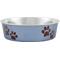 Show in main carousel: Loving Pets Bella Non-Skid Stainless Steel Dog & Cat Bowl, Blueberry, 6.5-cup slide 1 of 5